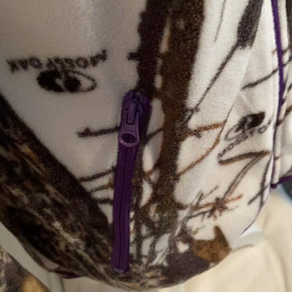 Mossy Oak Woman’s Long Sleeve Lightweight Fleece Jacket Size Small - Picture 4 of 8